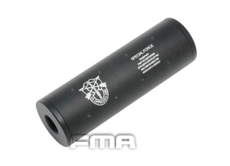 Silencieux airsoft Special Force 107x35mm FMA Noir