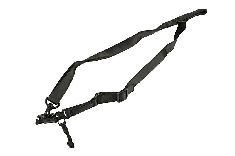 Tactical gun strap single and double point Black