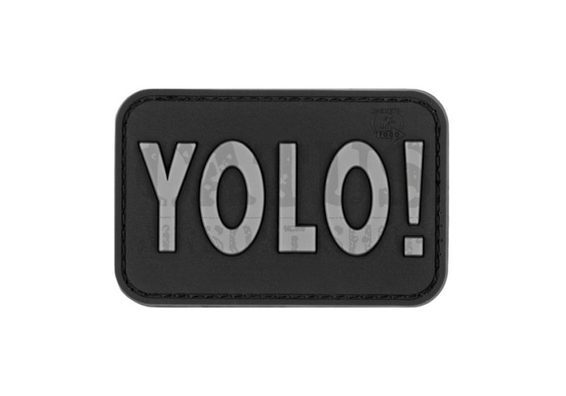 Velcro patch 3D YOLO Black 
