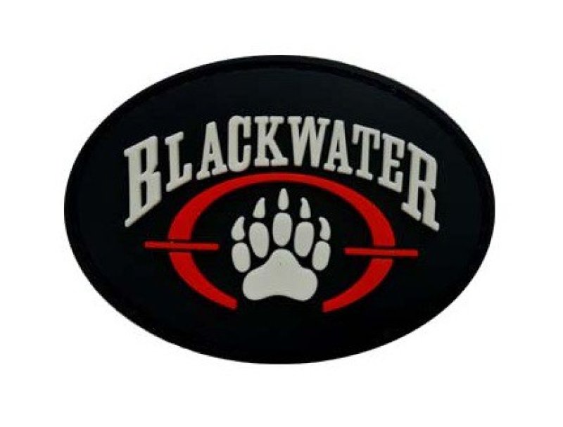 Patch velcro 3D Blackwater Delta Armory Noir 