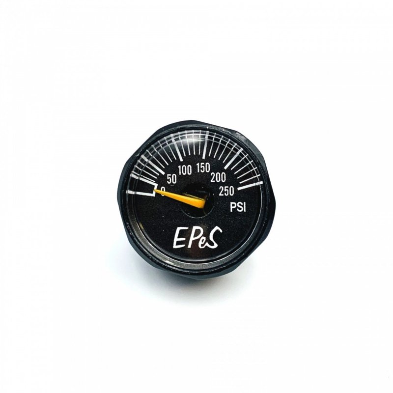 Airsoft pressure gauge small 250 psi 1/8 NPT EPeS Airsoft  
