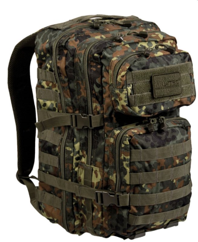 Tactical backpack Assault LG 36L Mil-Tec Flecktarn 