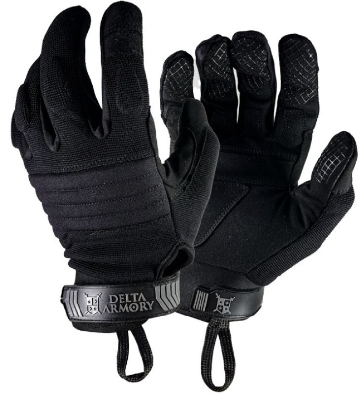 Taktické rukavice Delta Tactical Ops Black XS