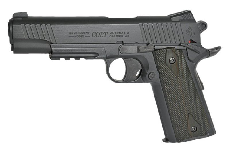 CyberGun pistolet airsoft Colt 1911 Rail CO2 NBB  
