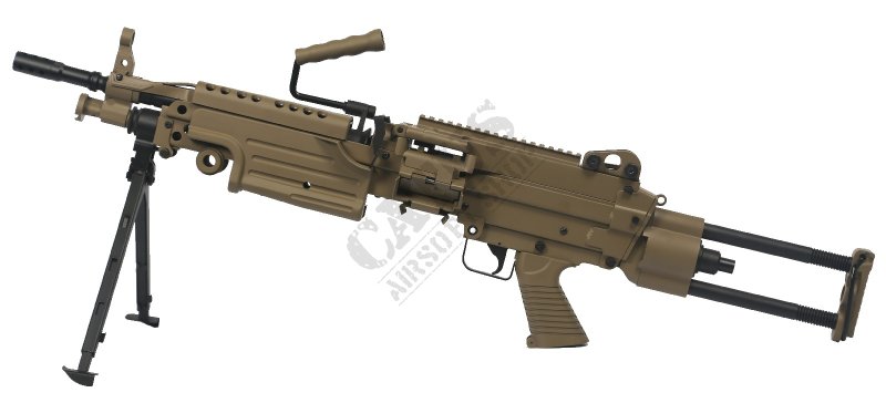 Cybergun pistolet airsoft FN M249 PARA métal Terre sombre 