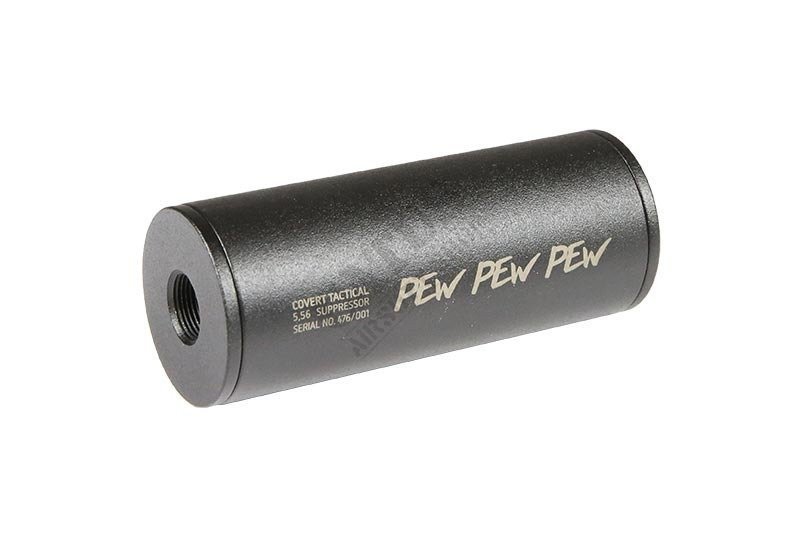 Silencieux airsoft Pew Pew Pew Pew 100x40mm Airsoft Engineering Noir