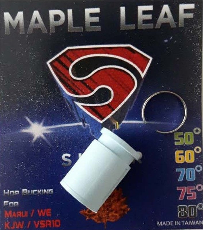 Airsoft Hop-up rubber Super 70° Maple Leaf Bleu 