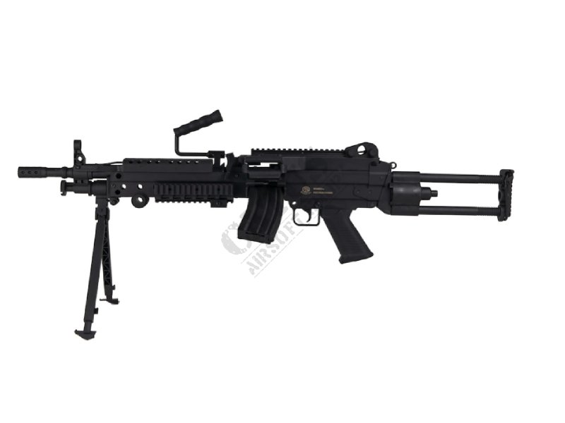 CyberGun airsoft pištola FN M249 AEG 6 mm 300 Bbs 1J Črna 