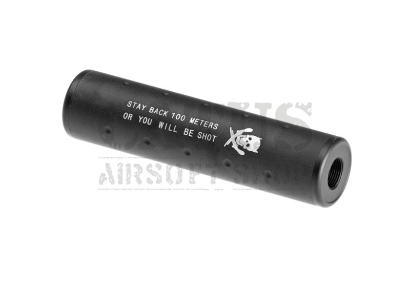 Silencieux Airsoft Stubby 130x32mm Pirate Arms Noir