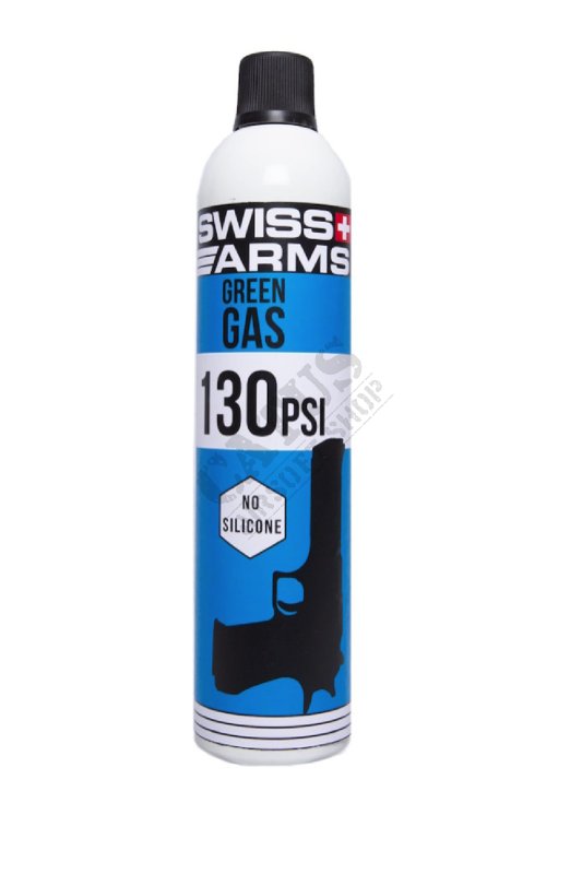Airsoftový plyn Green Gas 130 PSI Medium 600ml Swiss Arms  