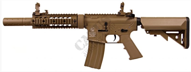 CyberGun airsoft gun M4 Colt Silent ops Tan complet 