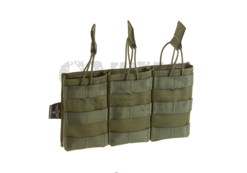Holster MOLLE pour M4 triple chargeur Invader Gear Olive 