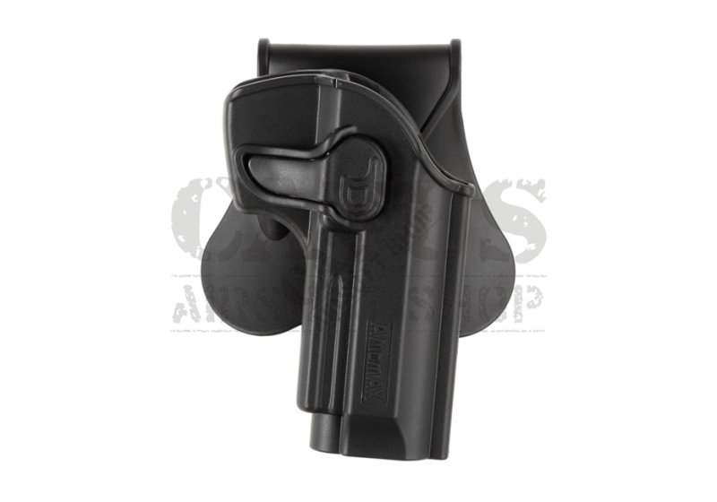 Etui de ceinture pour pistolet Airsoft M92, 92FS, M9 FDE Amomax Noir