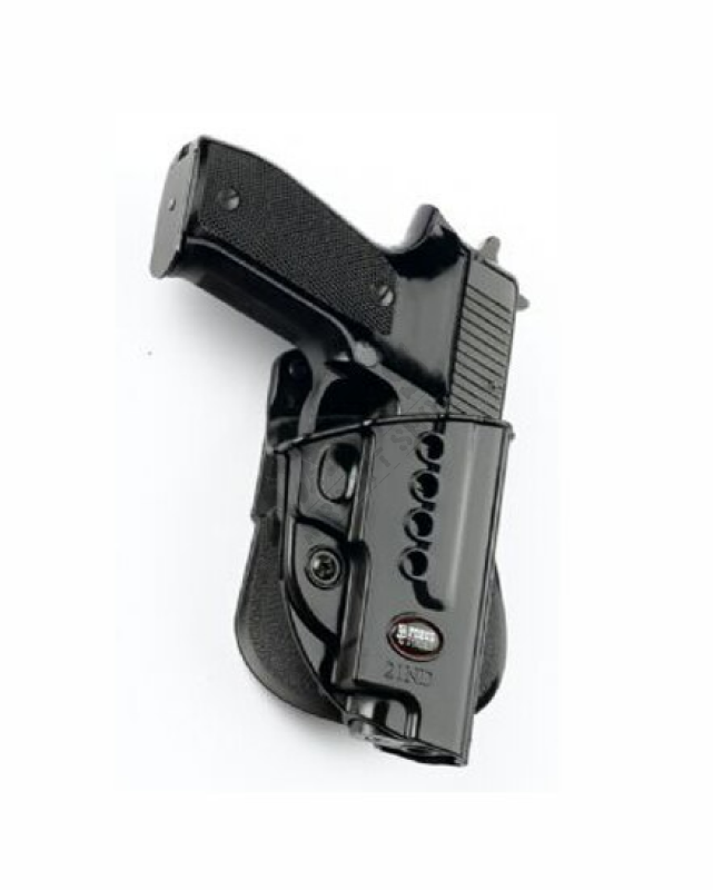 Étui de ceinture pour pistolet 21ND avec palette pour SIG P226 Fobus Noir