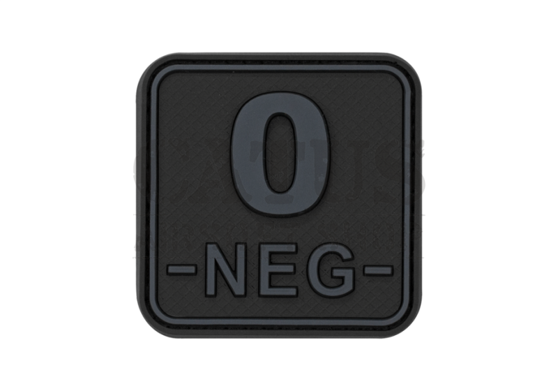 Patch velcro 3D 0 Neg Noir 