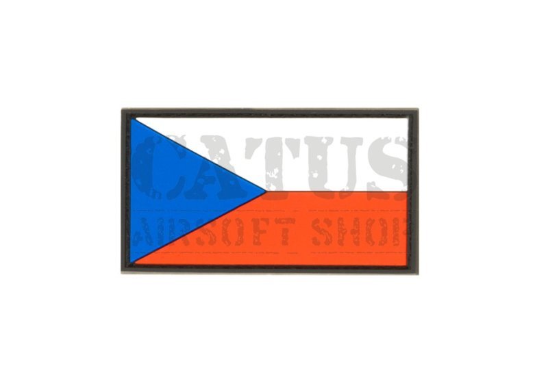 Écusson velcro 3D drapeau tchèque JTG Blanc 