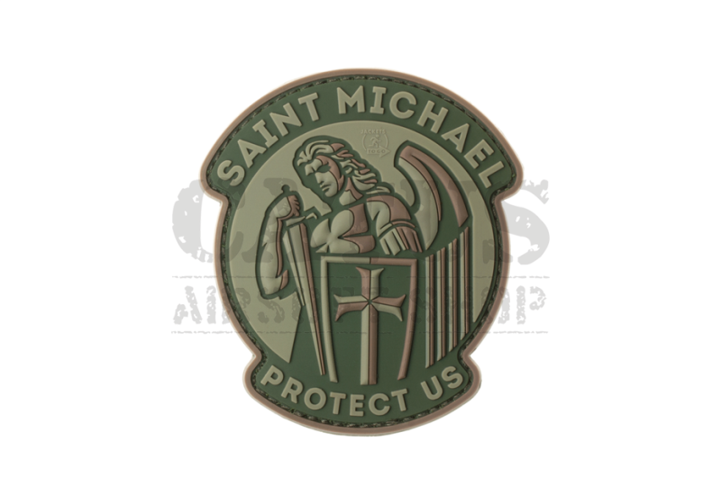 Écusson velcro 3D Saint Michael Olive 