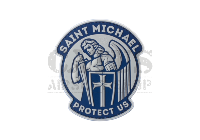 Écusson velcro 3D Saint Michael Bleu 