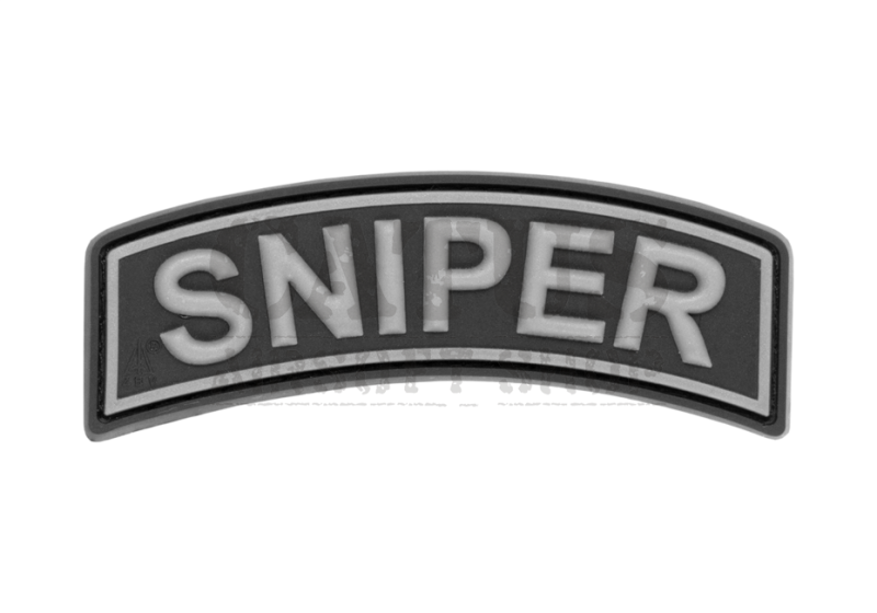 Patte velcro 3D Sniper Tab Noir et blanc 