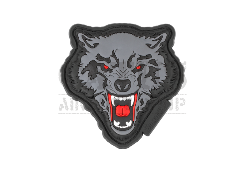 Écusson velcro 3D Wolf Borderless JTG Rouge 
