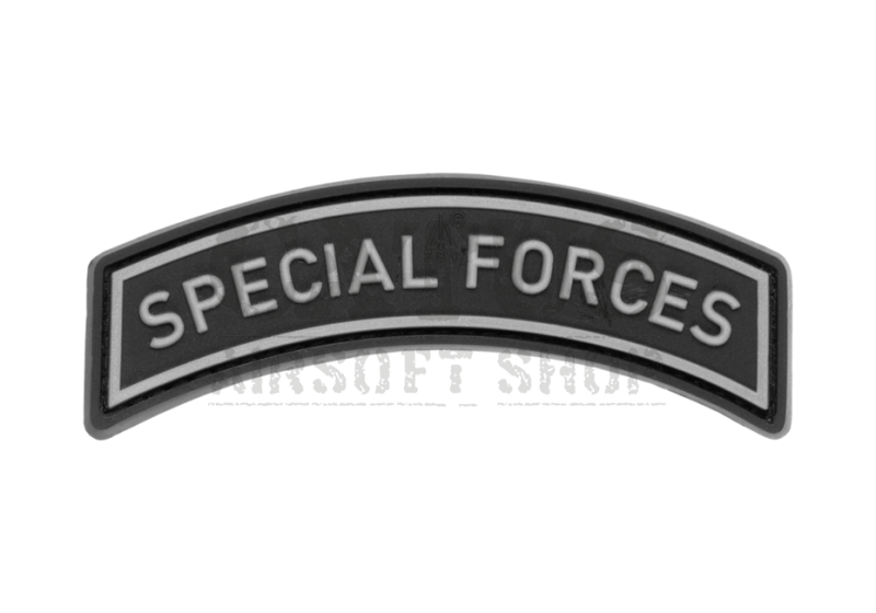 Écusson velcro 3D Special Forces Tab JTG Noir et blanc 