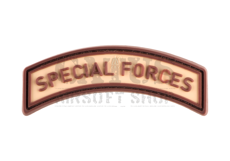 Écusson velcro 3D Special Forces Tab JTG Désert 