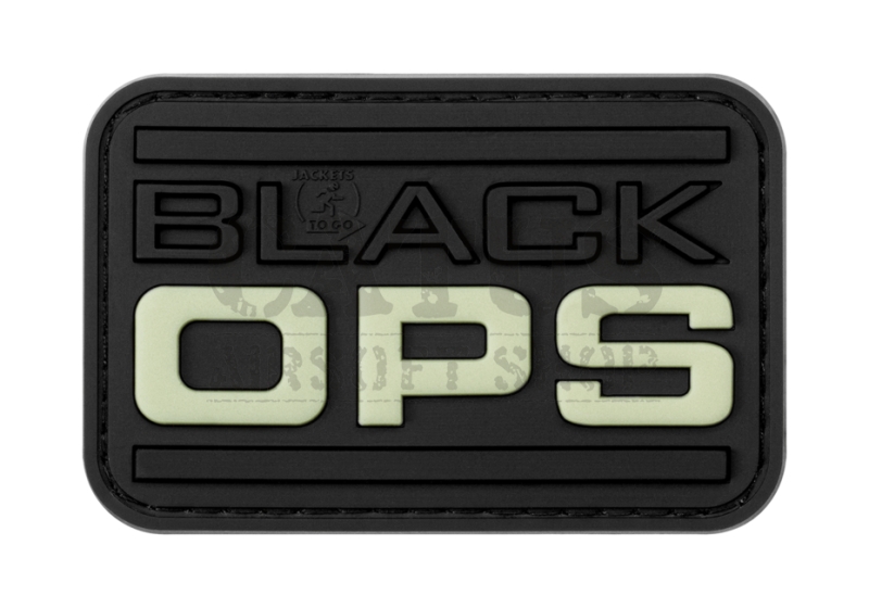 Écusson velcro 3D Black OPS JTG Briller dans l'obscurité 