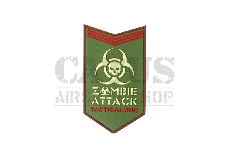 Patch velcro 3D Zombie Attack Olive 
