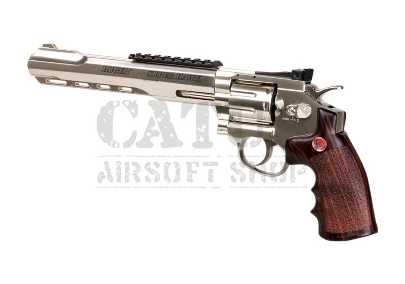 Umarex airsoft pistolet NBB Ruger SuperHawk 8 Revolver Co2 Argent 