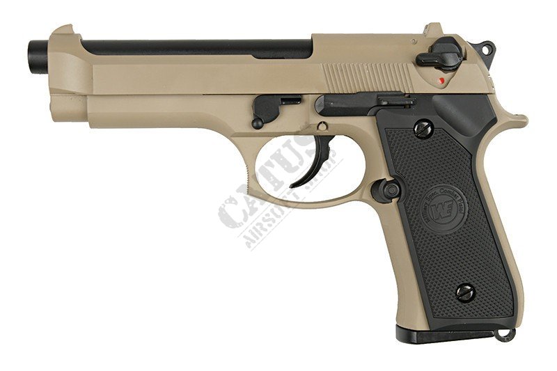 Pistolet airsoft WE GBB M92 Green Gas  