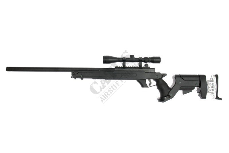 WELL Airsoft Sniper MB05C avec lunette de visée Noir 