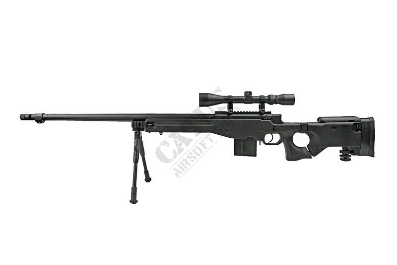 WELL Airsoft Sniper MB4403D avec lunette de visée et bipied  
