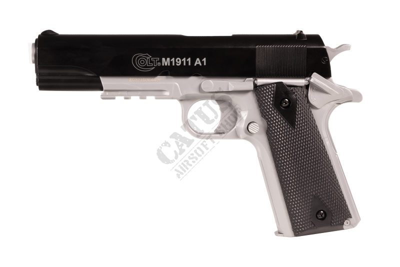 CyberGun airsoft pistol manual Colt 1911 A1 HPA metal slide Double tonalité 2 