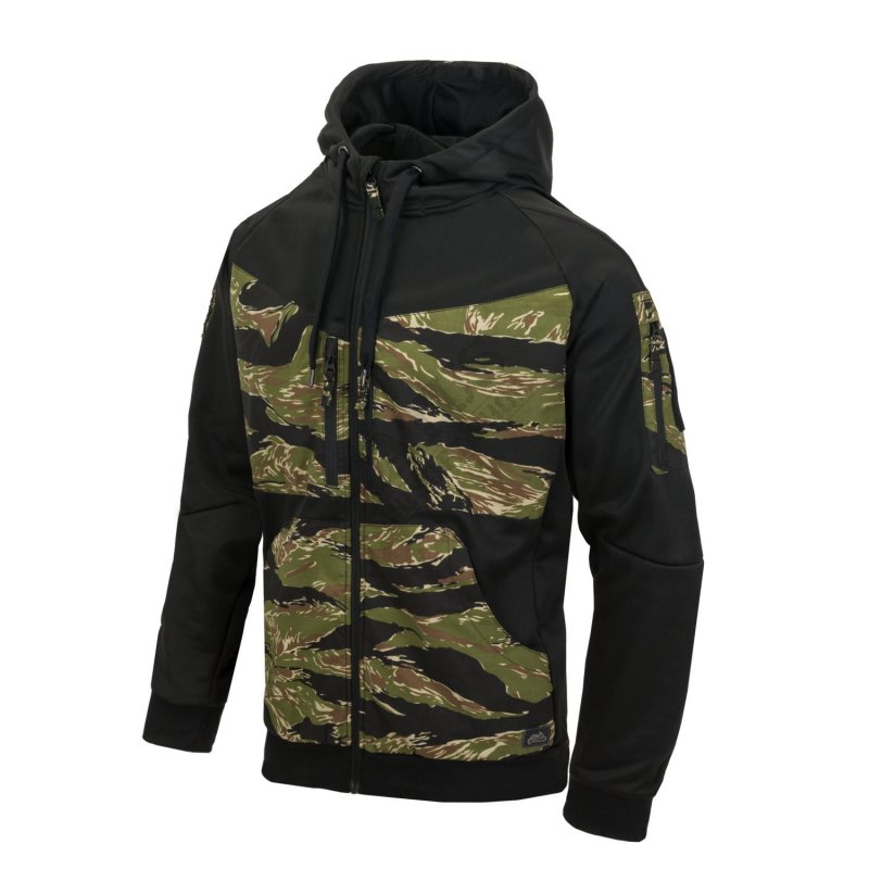 Rogue Helikon zip hoodie avec capuche Rayure tigre M