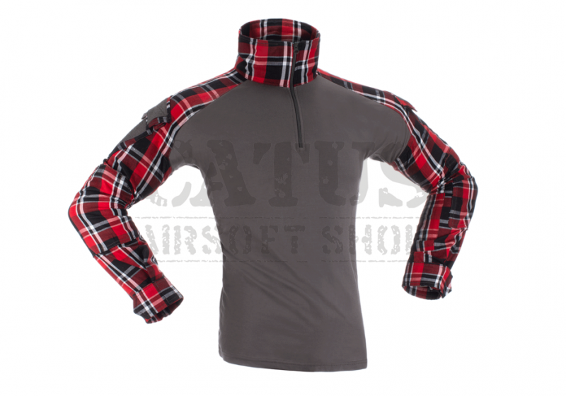 T-shirt tactique Combat flannel Invader Gear Red L