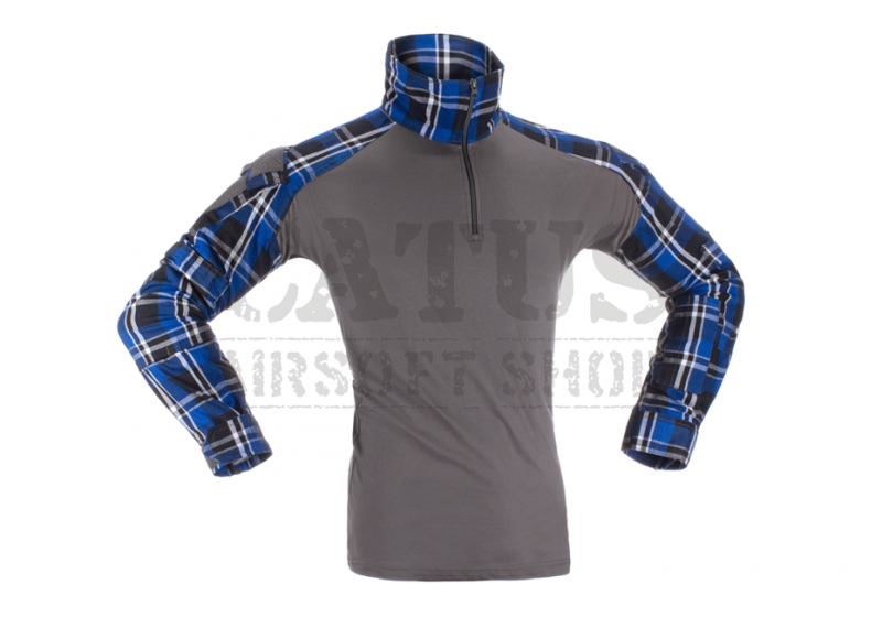 T-shirt tactique Combat flannel Invader Gear Blue S