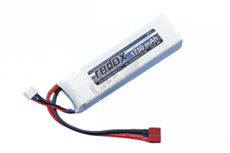 Batterie airsoft LiPo 1750 mAh 11,1V 20C Redox  