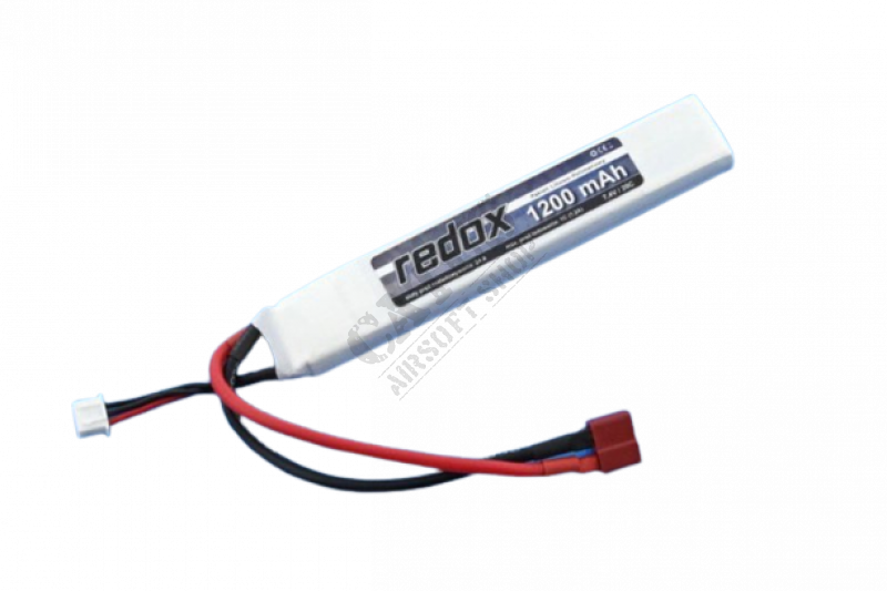 Batterie airsoft LiPo 7,4V 1200 mAh 20C Redox  