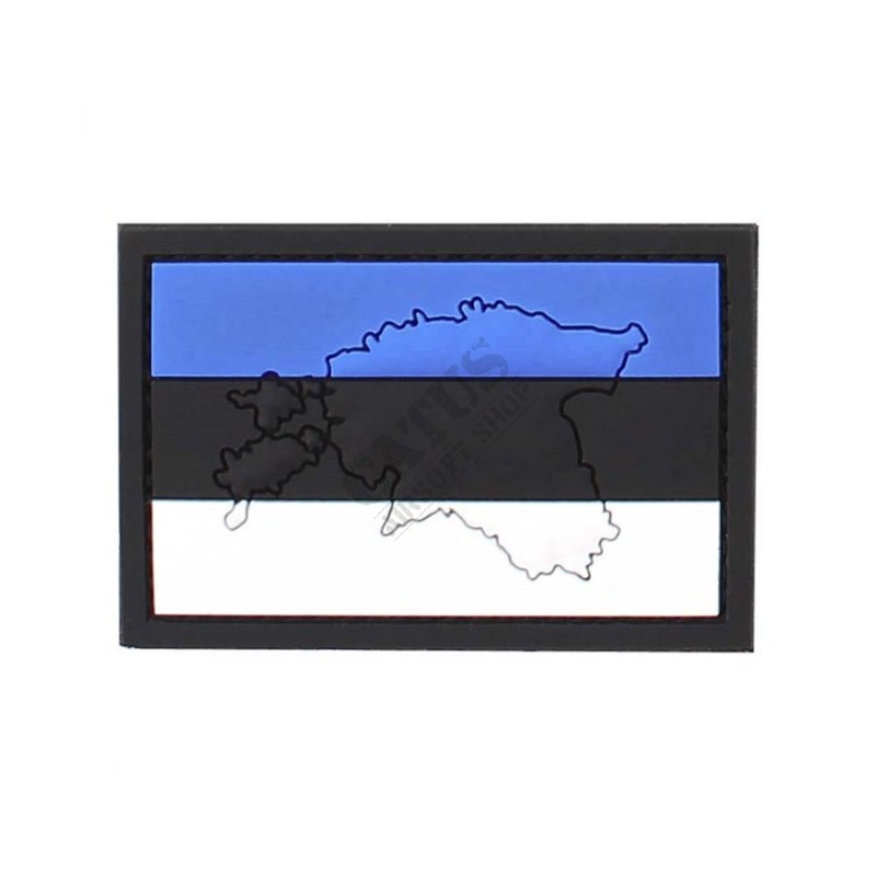 Velcro našitek 3D Estonska zastava 101 INC  