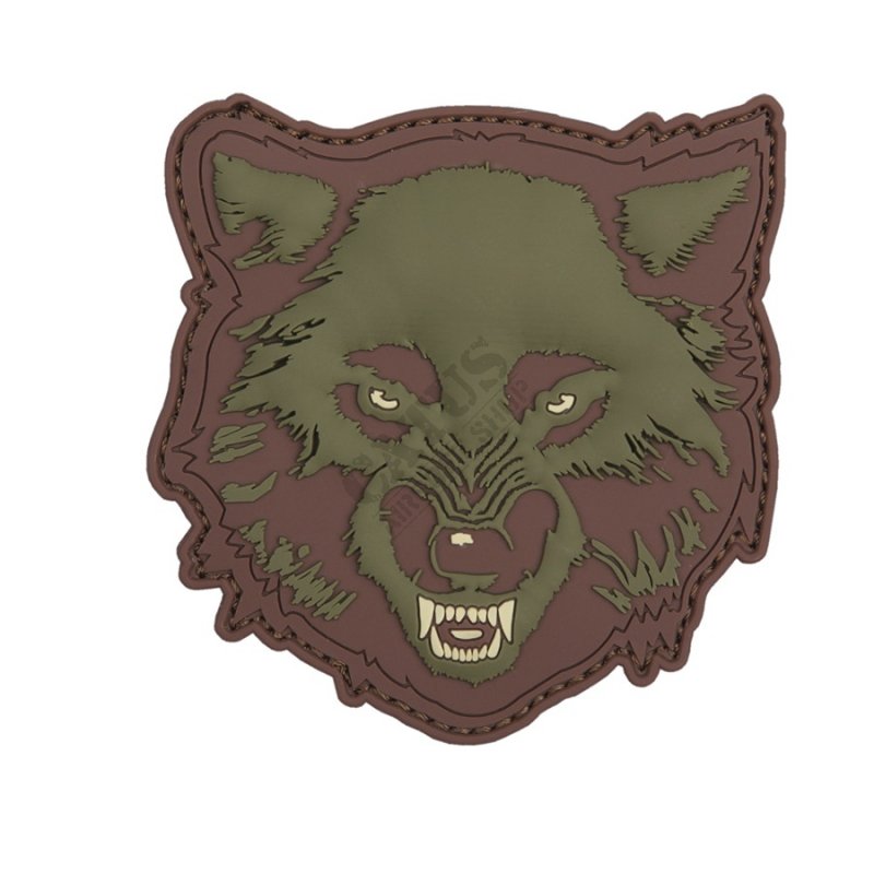Patch velcro 3D Wolf 101 INC Olive 