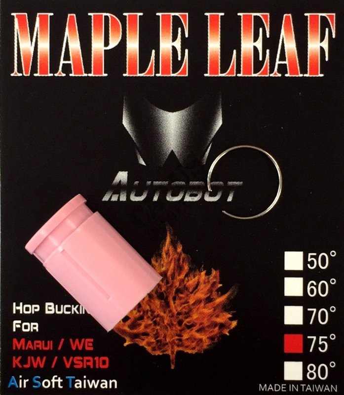 Airsoft Hop-up caoutchouc Autobot 75° Maple Leaf Rose 