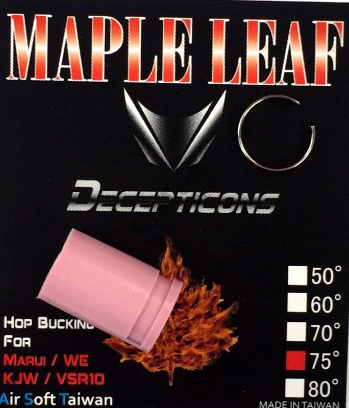Airsoft Hop-up caoutchouc Decepticons 75° Maple Leaf Rose 