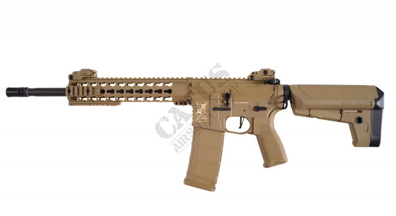 Delta Armory airsoft gun M4 AR15 KeyMod 10" Charlie Tan complet 