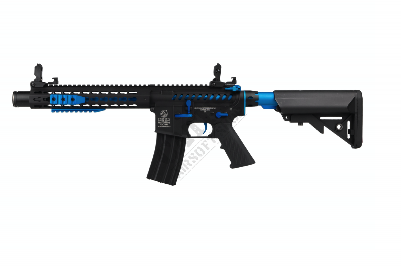 CyberGun pistolet airsoft AEG Colt M4 Blast Blue Fox Noir et bleu 