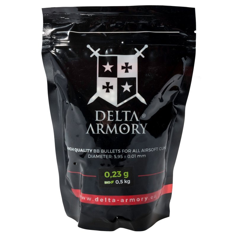 Airsoft BB Delta Armory 0,23g 0,5kg Blanc 