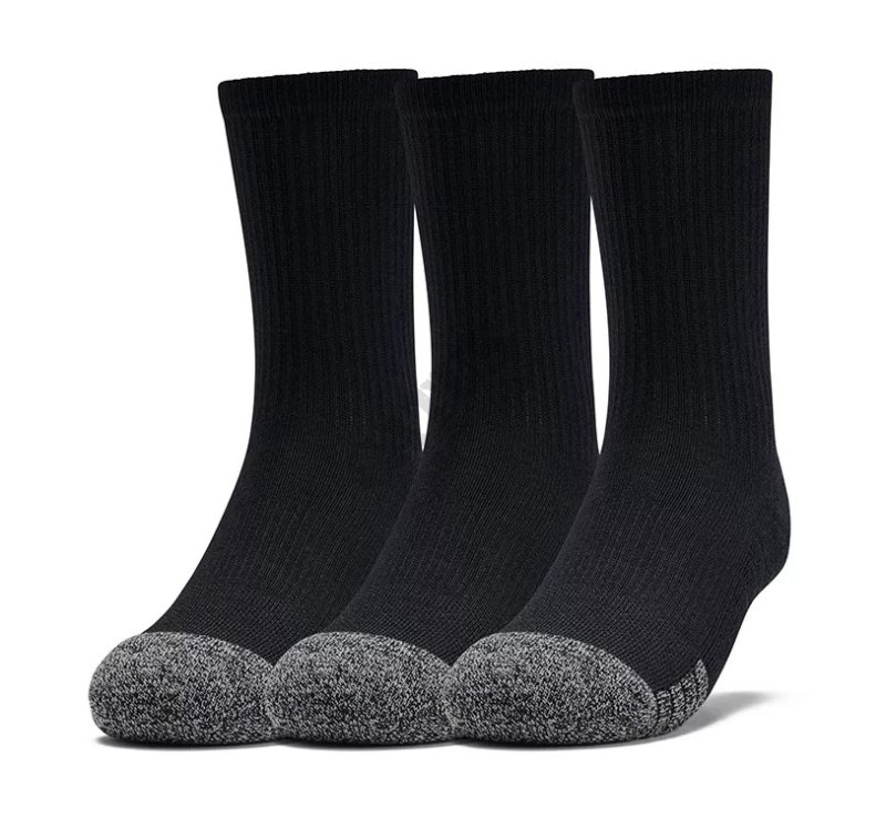 Armour Heatgear Crew Socks 3 paires Noir 42-47