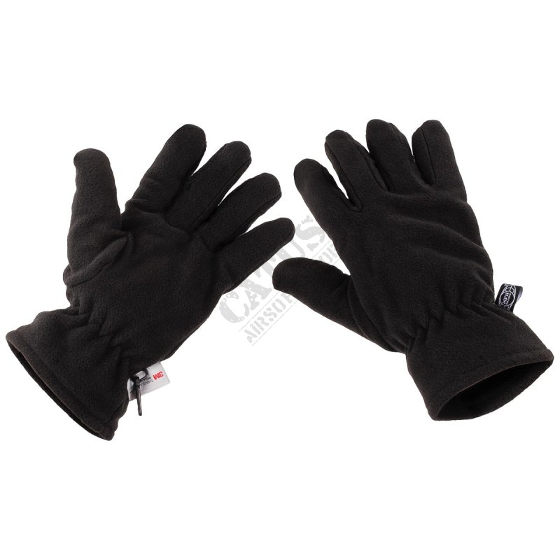 Fleecové rukavice 3M Thinsulate MFH Černá XL