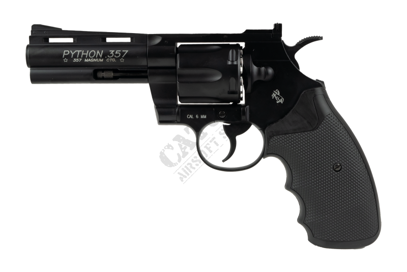 CyberGun airsoft pistolet NBB Colt PYTHON .357 4" Revolver CO2 Noir 