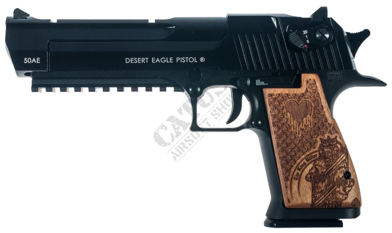 CyberGun pistolet airsoft GBB Desert Eagle .50 Poker Limited Edition CO2 Noir 