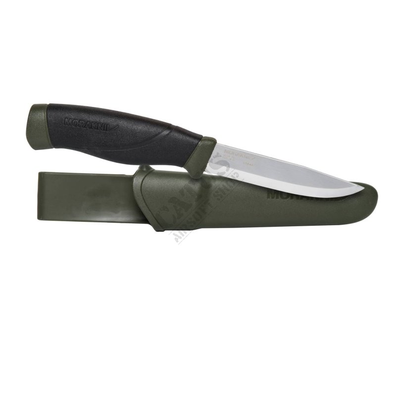 Couteau utilitaire Companion HeavyDuty MG (C) Morakniv à lame fixe Olive-Noir 